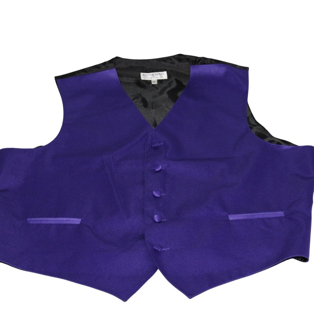 Vesuvio Napoli 2XL XXL Vest Waist Coat 5 Button Formal Dress Prom Wedding Party - Picture 4 of 11